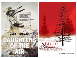 2 Book covers: Daughters of the Air and Bad Call